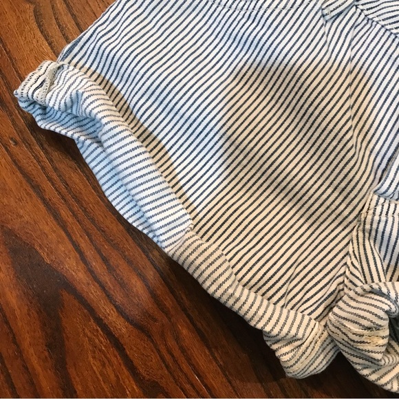 ▪️HUDSON Striped Cuffed Denim Shorts - Picture 4 of 11